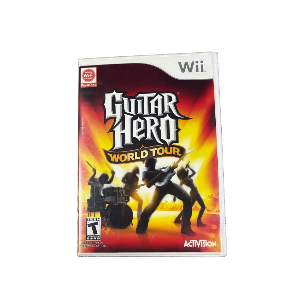 Guitar Hero World Tour Nintendo Wii Activision 2008 RVL-SXAE-USA Teen Rated
